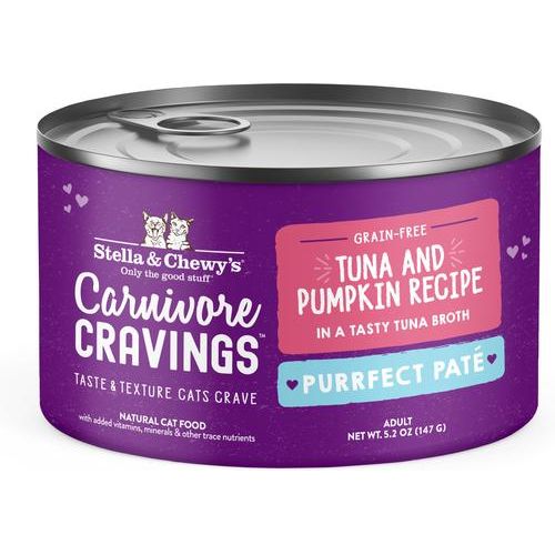 Carnivore Cravings Purrfect Pate Variety Pack Cat Food, 2.8-oz can, case of 12
