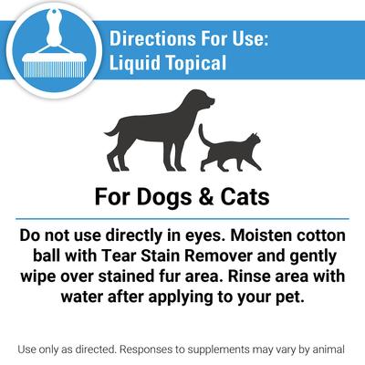 Dog & Cat Tear Stain Remover, 4-fl oz bottle