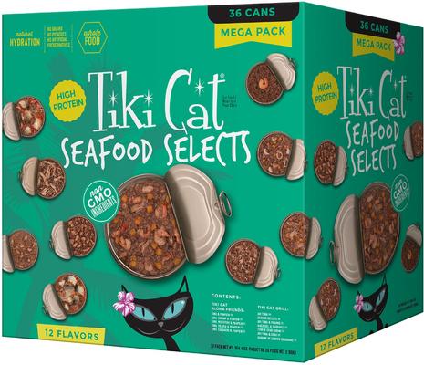 Mega Pack Fish Favorites Variety Pack Wet Cat Food, 2.8 & 3-oz cans, 24 count