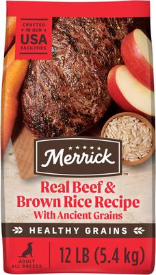 Classic Healthy Grains Real Beef + Brown Rice Recipe with Ancient Grains Adult Dry Dog Food, 33-lb bag