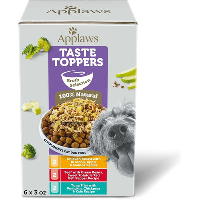 Taste Toppers, Taste Toppers Broth Selection en Broth. 85 g, caja de 6. - Applaws