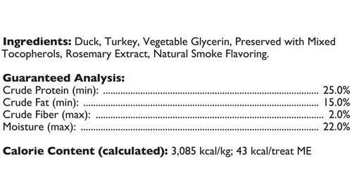 Natural Value Duck Dog Jerky Treat, 13-oz bag