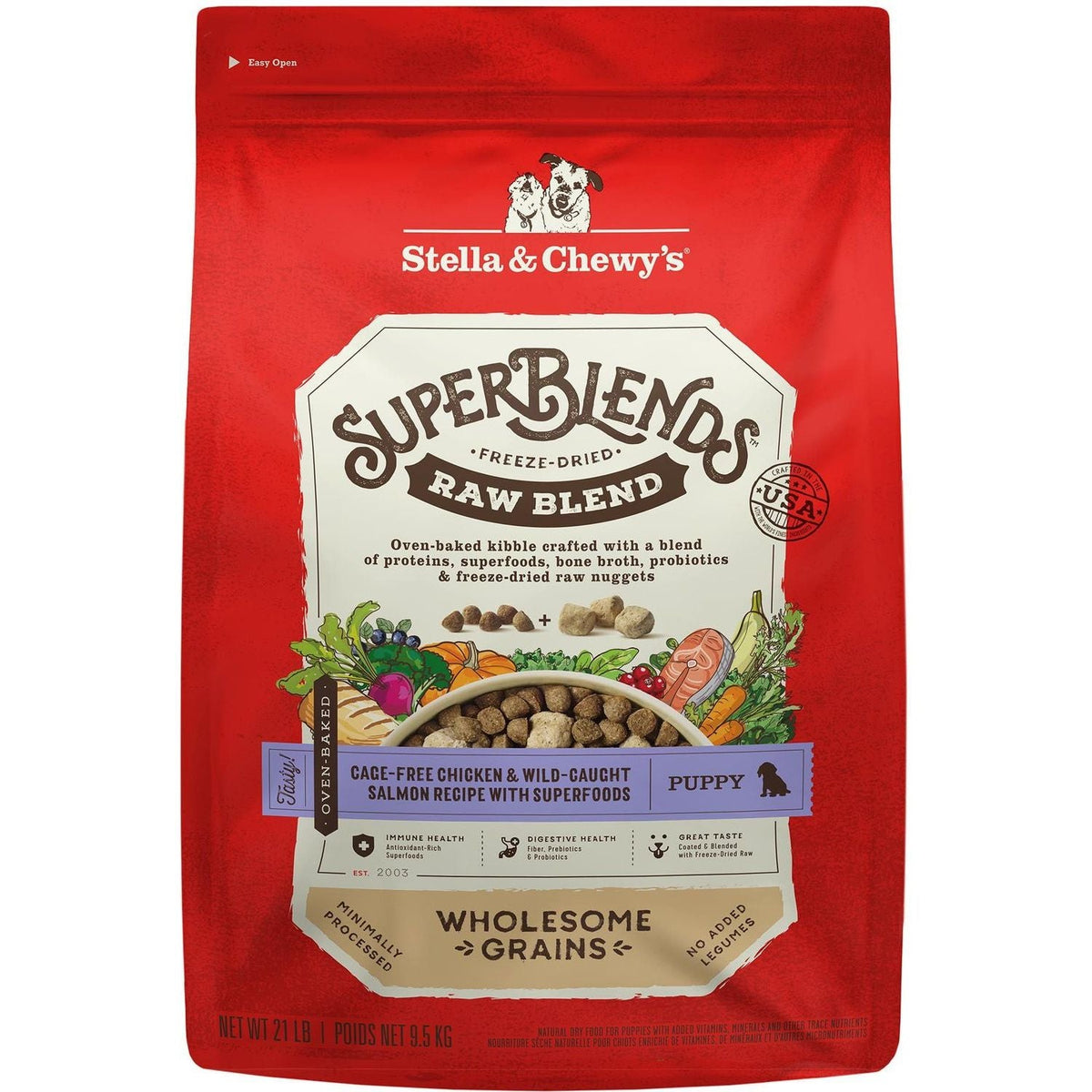 SuperBlends Raw Blend Puppy Chicken & Salmon / 9.5 kg