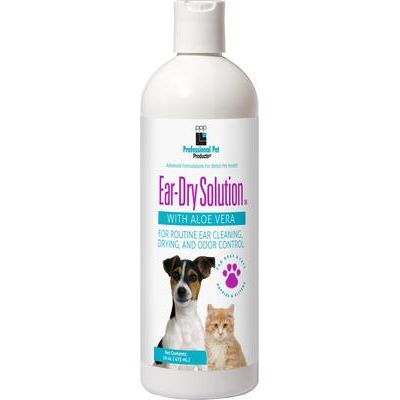 Ear-Dry Solution with Aloe Vera Dog & Cat Ear Cleaner, 16-fl oz bottle