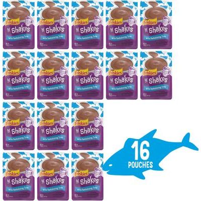 Comida para gatos Lil' Shakes Tantalizing Tuna, bolsa de 1.55 oz, caja de 16