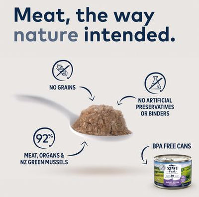 Comida enlatada para gatos Peak Rabbit & Lamb Recipe, 3 oz, caja de 24