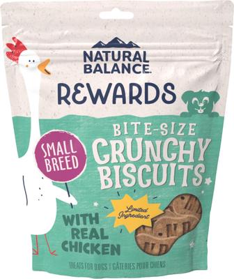 Paquete variado - Galletas crujientes Natural Balance Rewards con premios para perros de pollo real, pato y venado
