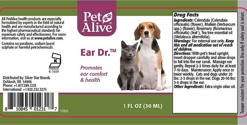 Ear Dr. Dog & Cat Ear Drops, 0.71-fl oz bottle
