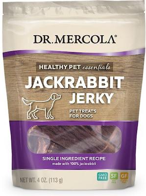 Jackrabbit Jerky Dog Treats, 4-oz bag