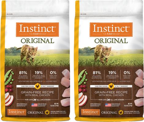 Original Real Salmon Recipe Grain-Free Dry Cat Food, 10-lb bag