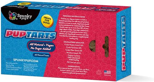 PupTarts Peanut Butter Flavored Biscuits Crunchy Dog Treats, 5-oz box