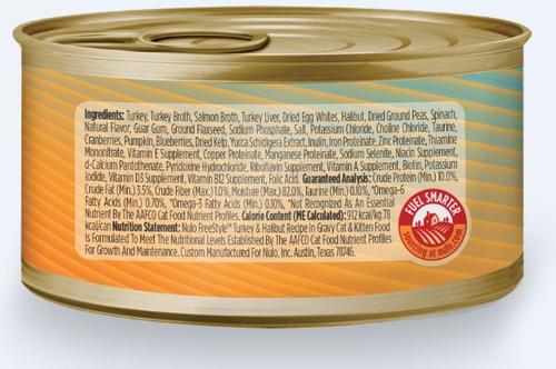 Bundle: Nulo Freestyle Turkey & Duck in Gravy + Freestyle Turkey & Halibut in Gravy Canned Cat Food