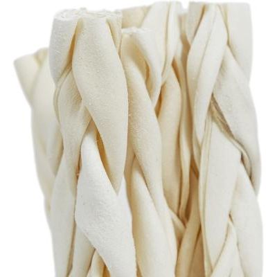 7-8-inch Braided Rawhide Beef Flavor Dental Dog Chews, 8 count