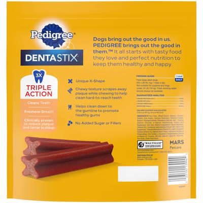 Dentastix Bacon Flavor Large Dental Dog Treats, 64 count