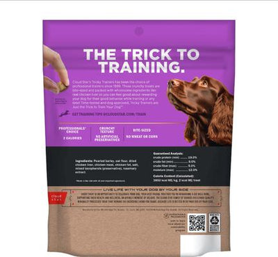 Tricky Trainers con premios crujientes de hígado para perros, bolsa de 8 oz