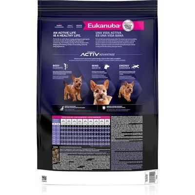 Alimento seco para cachorros de razas pequeñas, bolsa de 15 lb
