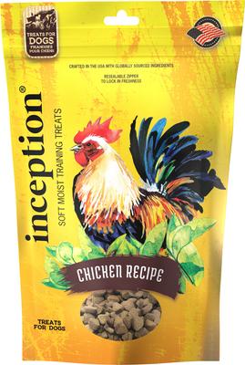 Bundle: Inception Chicken Recipe Dry Food, 27-lb bag + Soft & Chewy Dog Treats, 4-oz bag