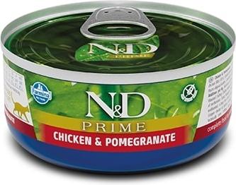 N&D Prime Chicken & Pomegranate Grain-Free Wet Cat Food, 2.46-oz can, case of 24