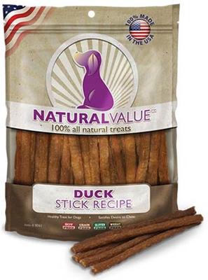 Natural Value Duck Dog Jerky Treat, 14-oz bag