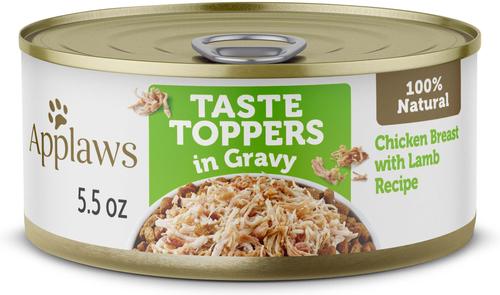 Taste Toppers Chicken Breast with Gravy Natural Wet Dog Food, 5.5-oz pouch, case of 12