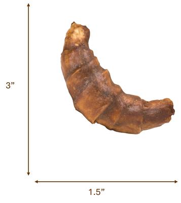 Nothin' To Hide Bakery Collection Croissant 3-inch Beef Flavor Dog Chews, 3 count