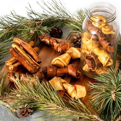 Beefhide 4 to 6-inch Beef & Chicken Flavored Dog Hard Chew Variety Pack, 25 count