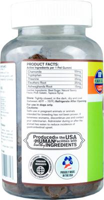 Pill-Free CALMING Gummi Dog Supplement, 90 count