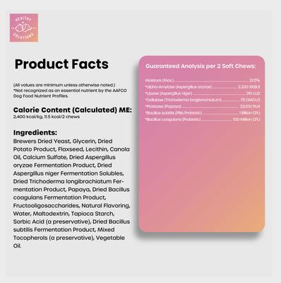 Probiotics & Digestive Chews with Prebiotics, 60 count