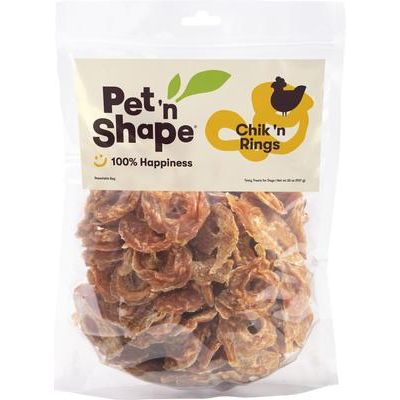 Golosinas para perros Chik 'n Rings, bolsa de 8 oz, 1 paquete