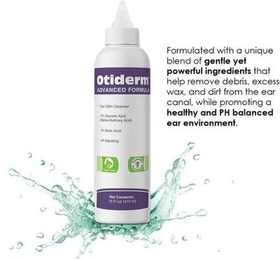 Otiderm Advanced Dog & Cat Ear Cleaner, 16-fl oz bottle