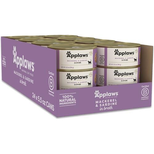 Limited Ingredient Tuna & Salmon in Broth Canned Wet Cat Food, 5.5-oz can, case of 24