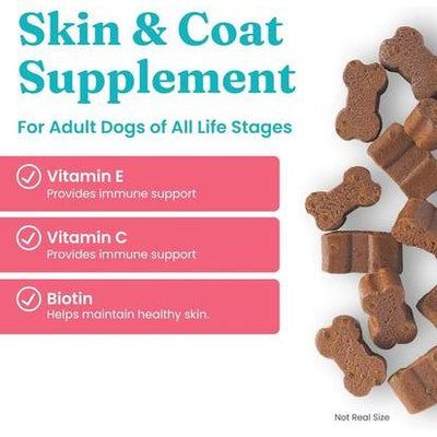 ¡Dios mío! Masticables blandos con sabor a pollo, suplemento de aceite de pescado Omega 3 para perros, 60 unidades