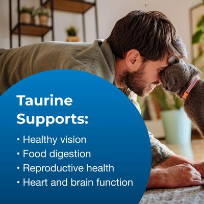 Taurine Daily Chewable Tablet Supplement for Cats, 100 count