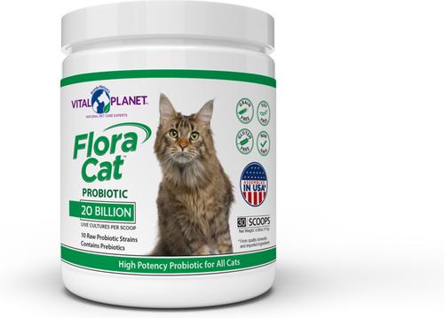 Flora Cat Daily Probiotic Powder Cat Supplement, 3.9-oz jar