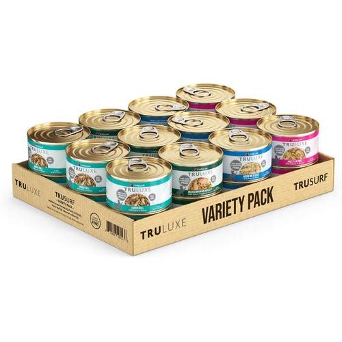 Truluxe Glam 'N Punk with Lamb & Duck in Gelee Grain-Free Canned Cat Food, 3-oz, case of 24