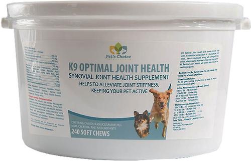 K9 Optimal Joint Health Soft Chew Dog Supplement, 60 count