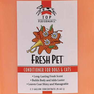 Fresh Pet Conditioner for Dogs & Cats, Fresh Scent, 2.5-gallon concentrate bottle