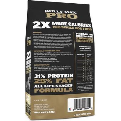 Alimento seco para perros Pro 2X High Calorie Chicken, bolsa de 4 lb