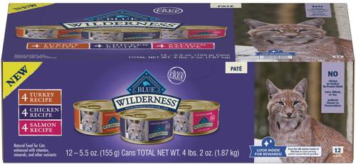 Wilderness Turkey Grain-Free Canned Cat Food, 5.5-oz, case of 24