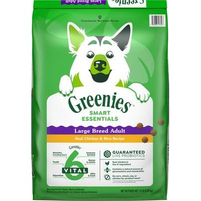 Alimento Seco para Perros Adultos de Razas Grandes, alto contenido proteico, pollo real y arroz