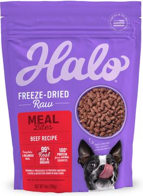 Meal Bites Turkey Recipe Raw Freeze-Dried Dog Food, 14-oz bag