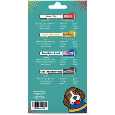 Bark Bars Variety Pack Dog Treat, 6-oz bag