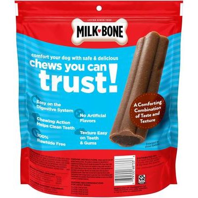 Golosinas masticables de carne de res real para perros Comfort Chews, 9 unidades