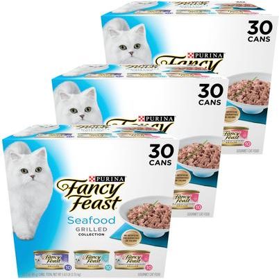 Grilled Poultry & Beef Feast Variety Pack Canned Cat Food, 3-oz, case of 30
