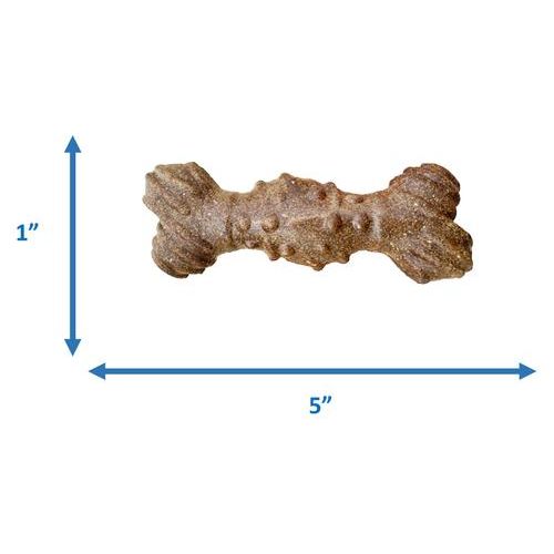 Nothin' to Hide Dental Wave 5-inch Beef Flavor Dog Chews, 6 count