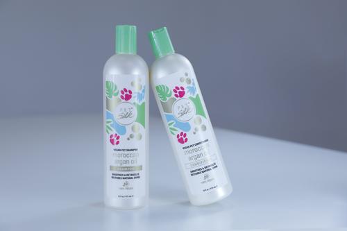 Vegan Moroccan Argan Oil Dog & Cat Shampoo & Conditioner Kit, 16-fl oz bottle, 2 count