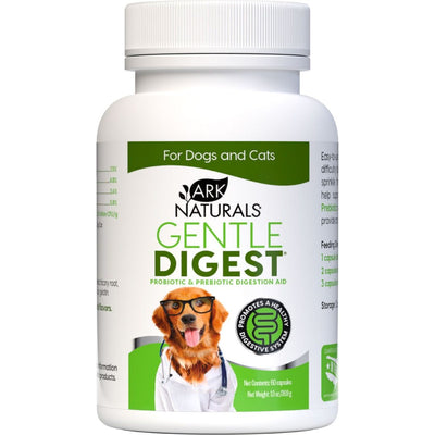 Gentle Digest Capsules Digestivas, Perros y Gatos. 60 caps. - Ark Naturals