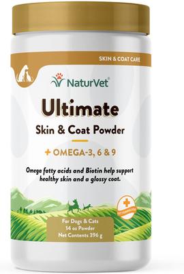 Ultimate Powder Skin & Coat Supplement for Cats & Dogs, 4-lb