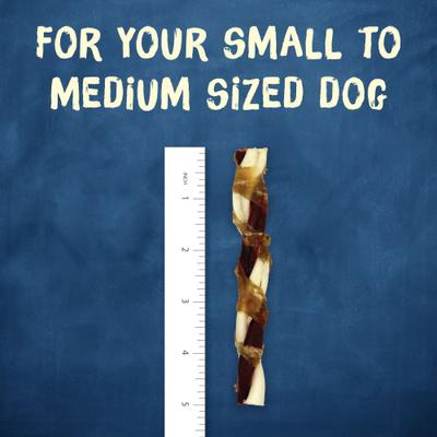 Jerky Twists Long-Lasting Small/Medium Dog Treats, 20 count pouch