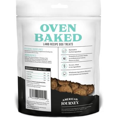 Galletas crujientes horneadas sin cereales con receta de cordero para perros, bolsa de 226 g